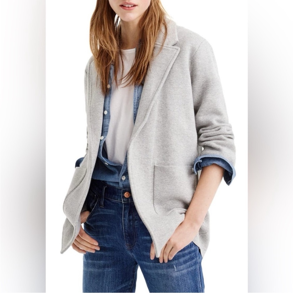 J Crew - Gray Knit Blazer
